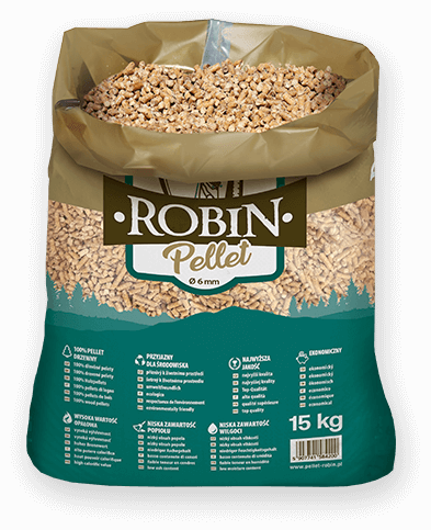 worek pelletu opałowego Robin do kupienia w Krynkach lub sklepie internetowym